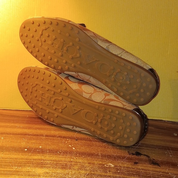 Coach Fortunata monogram loafers 8B - Picture 6 of 8